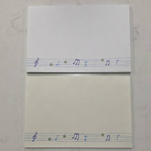 Music Note Letter Set + Notepad 🎶 - Picture 5 of 11